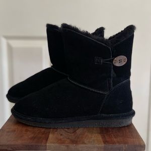 Sheepskin Boot Black Size 10
